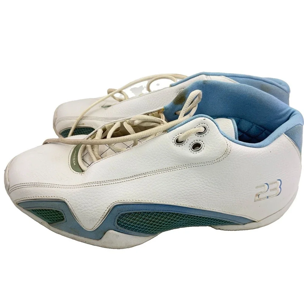 2006 Air Jordan XXI 21 OG Low University Blue 313529-142 Men's Size 13